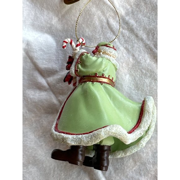 Thomas Kinkade Vitg Old World Santa Ornament Sweet Memories of Christmas 2003 - Picture 2 of 2
